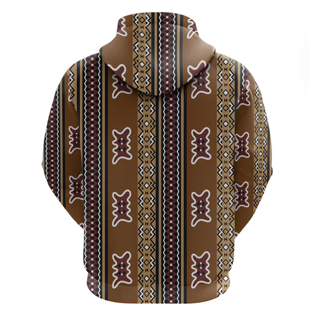 Mali Bologan Mud Cloth Pattern Hoodie - Wonder Print Shop