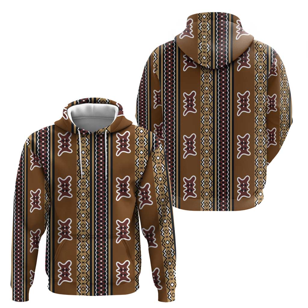 Mali Bologan Mud Cloth Pattern Hoodie - Wonder Print Shop