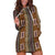 Mali Bologan Mud Cloth Pattern Hoodie Dress - Wonder Print Shop