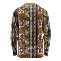 Mali Bologan Mud Cloth Pattern Long Sleeve Shirt - Wonder Print Shop