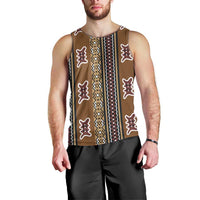 Mali Bologan Mud Cloth Pattern Men Tank Top - Wonder Print Shop