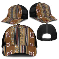 Mali Bologan Mud Cloth Pattern Mesh Trucker Cap - Wonder Print Shop