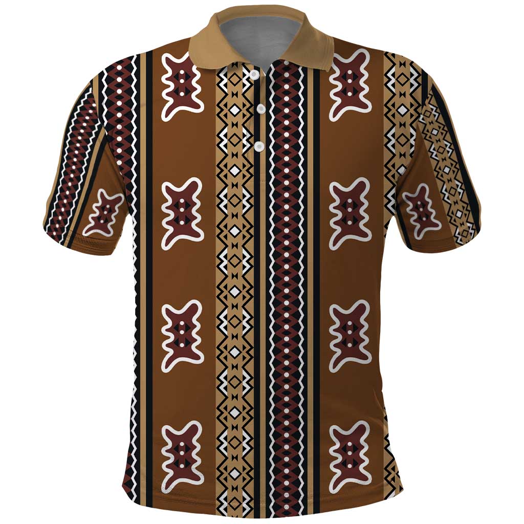 Mali Bologan Mud Cloth Pattern Polo Shirt - Wonder Print Shop