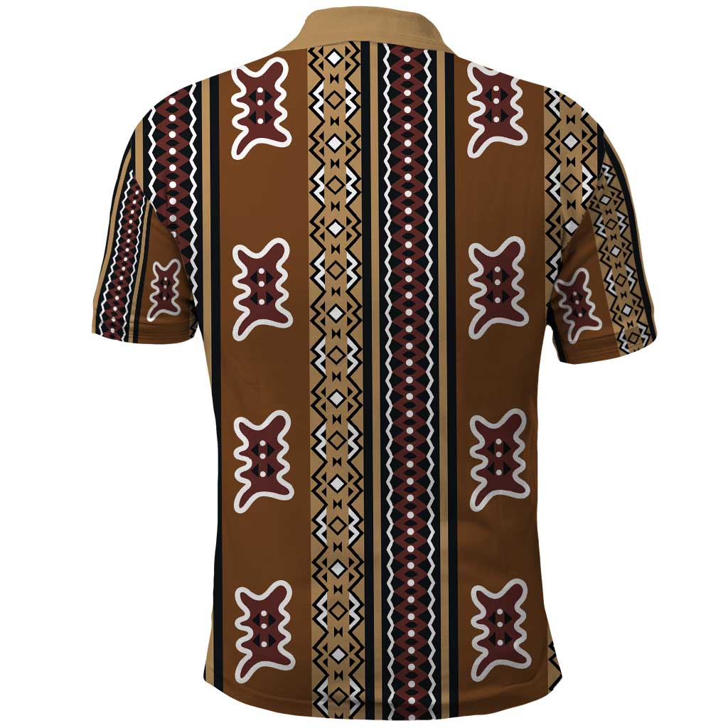 Mali Bologan Mud Cloth Pattern Polo Shirt - Wonder Print Shop