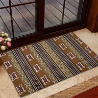 Mali Bologan Mud Cloth Pattern Rubber Doormat - Wonder Print Shop