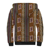 Mali Bologan Mud Cloth Pattern Sherpa Hoodie - Wonder Print Shop