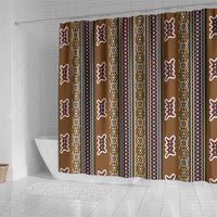 Mali Bologan Mud Cloth Pattern Shower Curtain - Wonder Print Shop