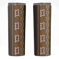 Mali Bologan Mud Cloth Pattern Skinny Tumbler - Wonder Print Shop