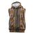 Mali Bologan Mud Cloth Pattern Sleeveless Hoodie - Wonder Print Shop
