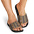 Mali Bologan Mud Cloth Pattern Slide Sandals - Wonder Print Shop