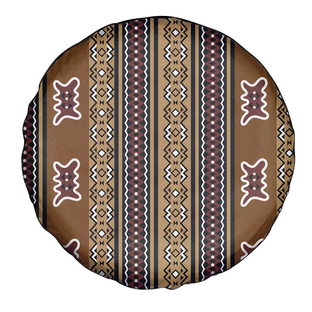 Mali Bologan Mud Cloth Pattern Spare Tire Cover - Wonder Print Shop