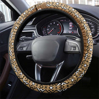 Mali Bologan Mud Cloth Pattern Steering Wheel Cover - Wonder Print Shop