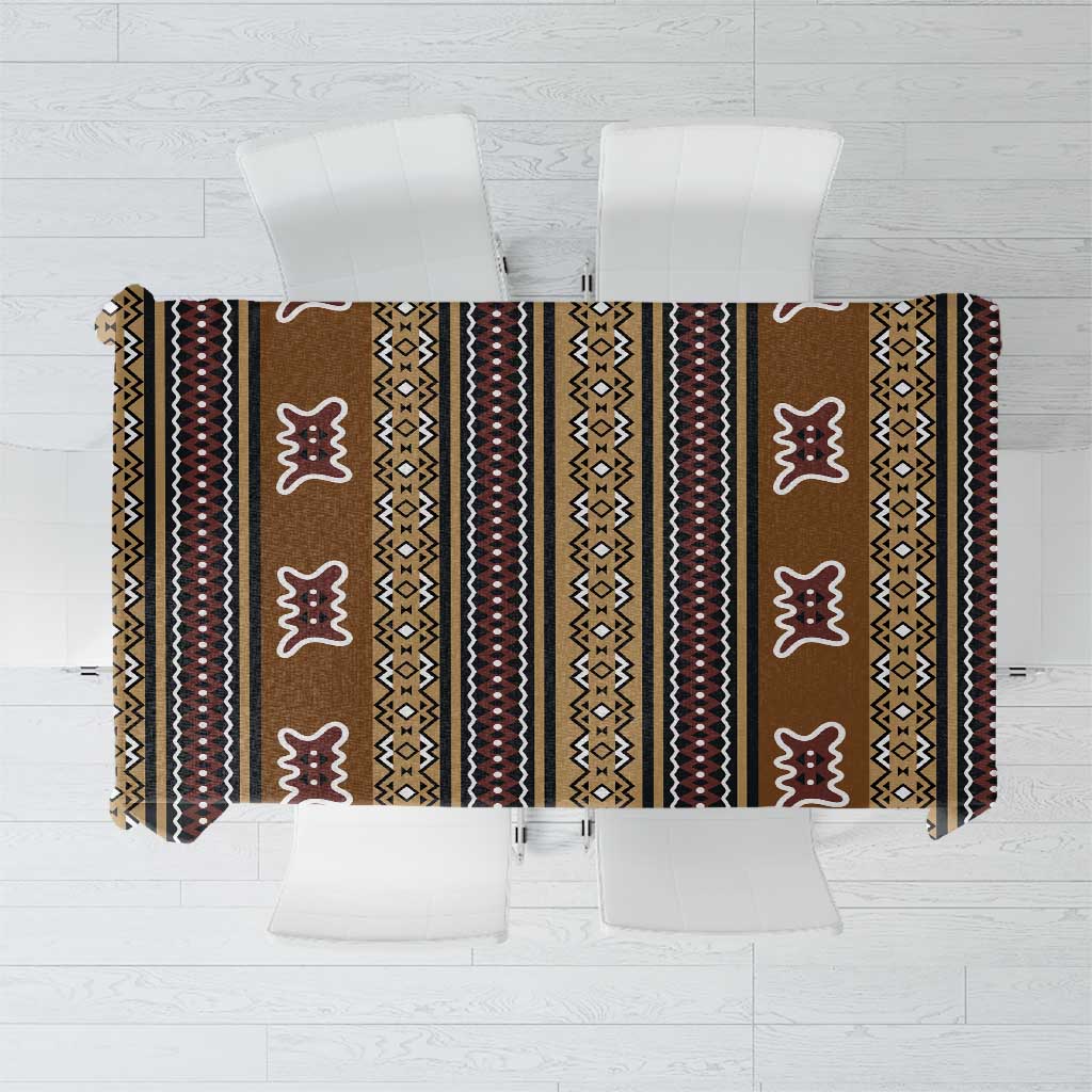 Mali Bologan Mud Cloth Pattern Tablecloth - Wonder Print Shop