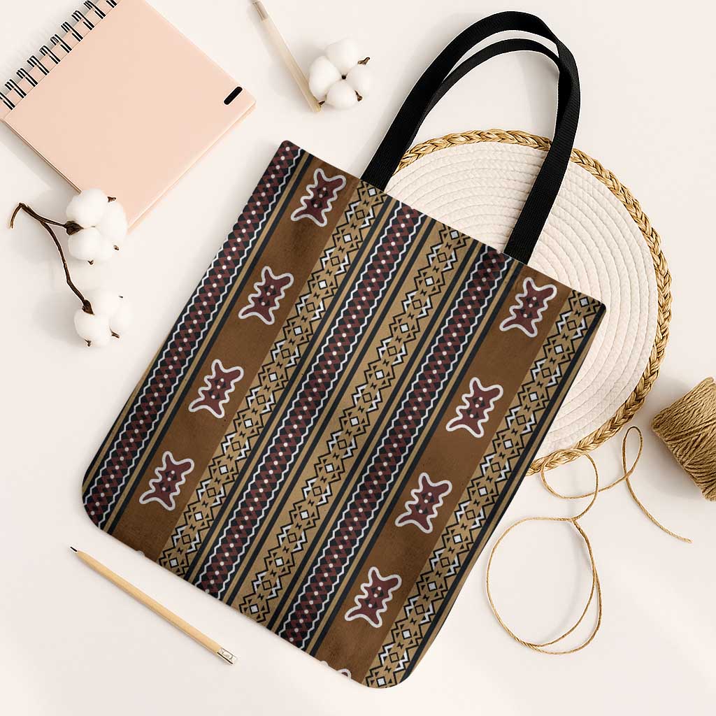 Mali Bologan Mud Cloth Pattern Tote Bag - Wonder Print Shop