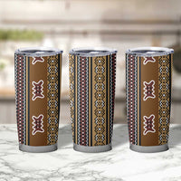Mali Bologan Mud Cloth Pattern Tumbler Cup - Wonder Print Shop