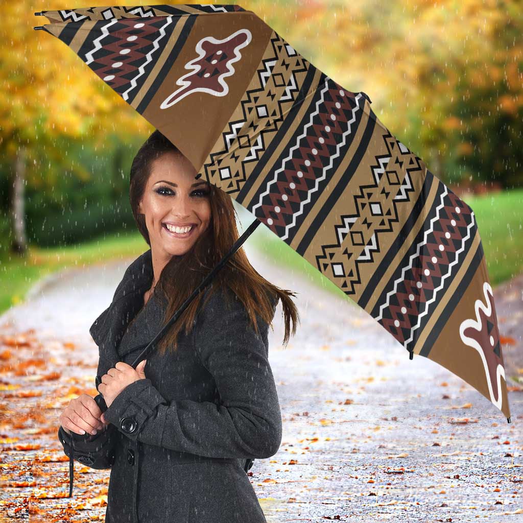 Mali Bologan Mud Cloth Pattern Umbrella - Wonder Print Shop