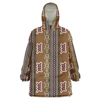 Mali Bologan Mud Cloth Pattern Wearable Blanket Hoodie - Wonder Print Shop