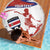 Custom Costa Rica Football Beach Blanket Los Ticos With Bull Mascot - Wonder Print Shop