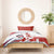 Custom Costa Rica Football Bedding Set Los Ticos With Bull Mascot - Wonder Print Shop