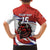 Custom Costa Rica Football Family Matching Long Sleeve Bodycon Dress and Hawaiian Shirt Los Ticos With Bull Mascot - Wonder Print Shop