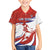 Custom Costa Rica Football Family Matching Long Sleeve Bodycon Dress and Hawaiian Shirt Los Ticos With Bull Mascot - Wonder Print Shop