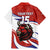 Custom Costa Rica Football Family Matching Mermaid Dress and Hawaiian Shirt Los Ticos With Bull Mascot - Wonder Print Shop