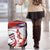 Custom Costa Rica Football Luggage Cover Los Ticos With Bull Mascot - Wonder Print Shop