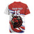 Custom Costa Rica Football Rugby Jersey Los Ticos With Bull Mascot - Wonder Print Shop