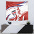Custom Costa Rica Football Tapestry Los Ticos With Bull Mascot - Wonder Print Shop