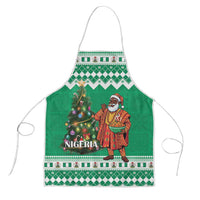 Nigeria Christmas Apron Black Santa With Jollof Rice - Wonder Print Shop