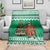 Nigeria Christmas Blanket Black Santa With Jollof Rice - Wonder Print Shop