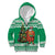 Personalized Nigeria Christmas Kid Hoodie Black Santa With Jollof Rice - Wonder Print Shop