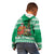 Personalized Nigeria Christmas Kid Hoodie Black Santa With Jollof Rice - Wonder Print Shop