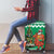 Nigeria Christmas Luggage Cover Black Santa With Jollof Rice - Wonder Print Shop