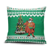 Nigeria Christmas Pillow Cover Black Santa With Jollof Rice - Wonder Print Shop
