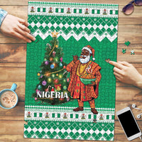 Nigeria Christmas Puzzle Black Santa With Jollof Rice - Wonder Print Shop
