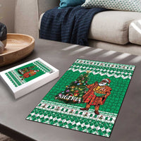 Nigeria Christmas Puzzle Black Santa With Jollof Rice - Wonder Print Shop