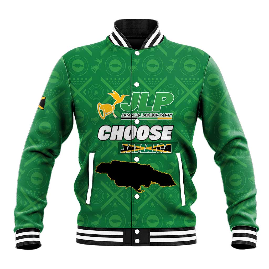 Personalized Jamaica Labour Party Baseball Jacket Choose Jamica - Wonder Print Shop