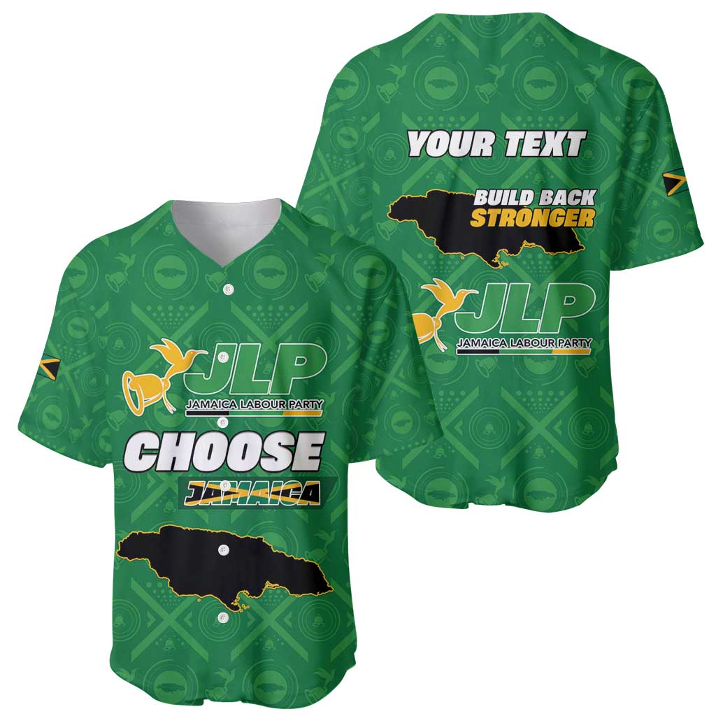 Personalized Jamaica Labour Party Baseball Jersey Choose Jamica - Wonder Print Shop