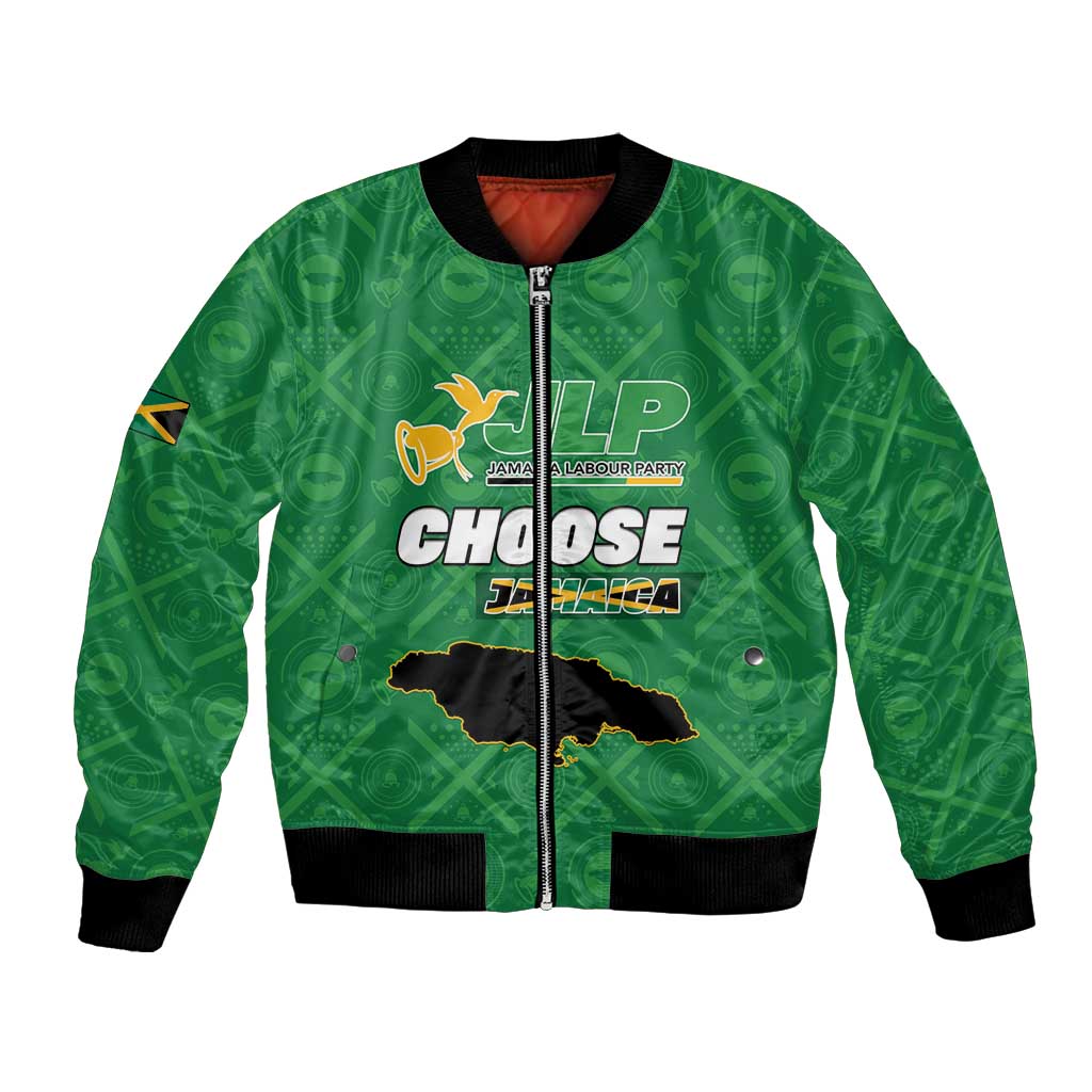 Personalized Jamaica Labour Party Bomber Jacket Choose Jamica - Wonder Print Shop