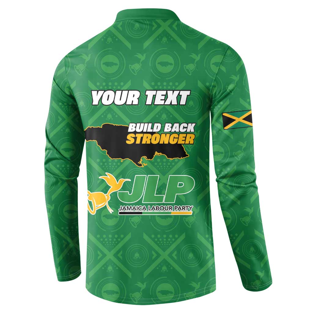 Personalized Jamaica Labour Party Button Sweatshirt Choose Jamica - Wonder Print Shop