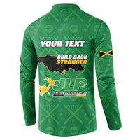 Personalized Jamaica Labour Party Button Sweatshirt Choose Jamica - Wonder Print Shop
