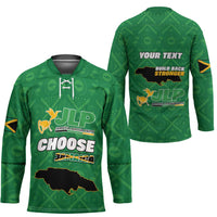 Personalized Jamaica Labour Party Hockey Jersey Choose Jamica - Wonder Print Shop