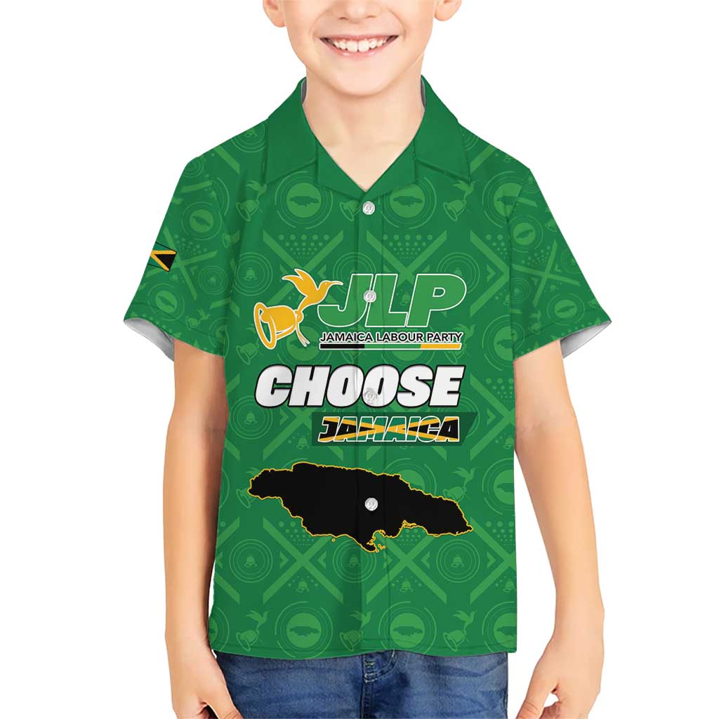 Personalized Jamaica Labour Party Kid Hawaiian Shirt Choose Jamica - Wonder Print Shop
