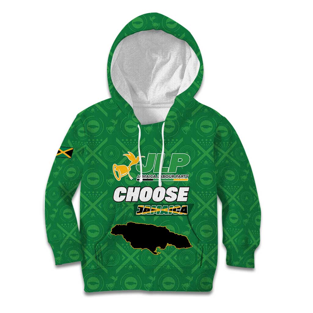 Personalized Jamaica Labour Party Kid Hoodie Choose Jamica - Wonder Print Shop