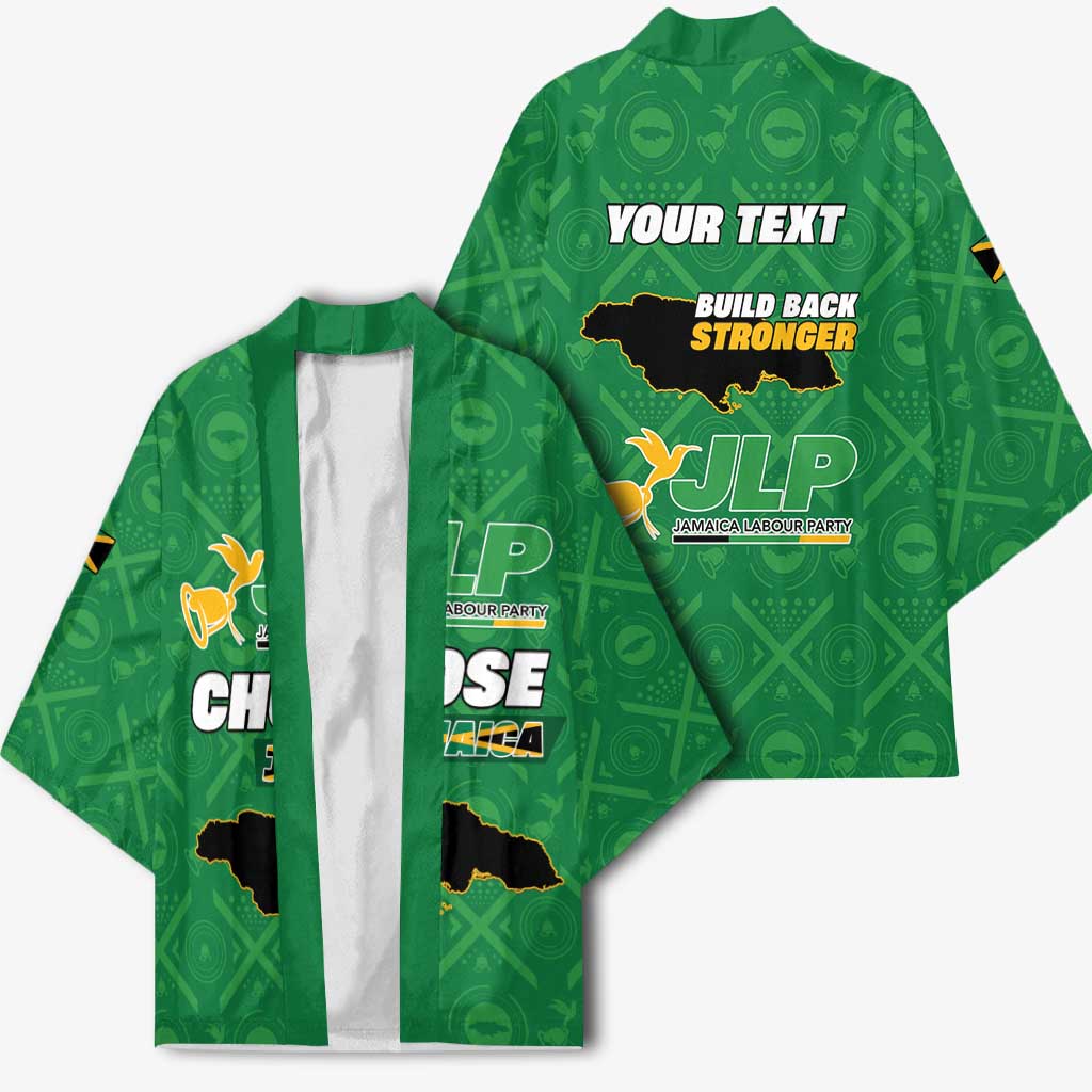 Personalized Jamaica Labour Party Kimono Choose Jamica - Wonder Print Shop