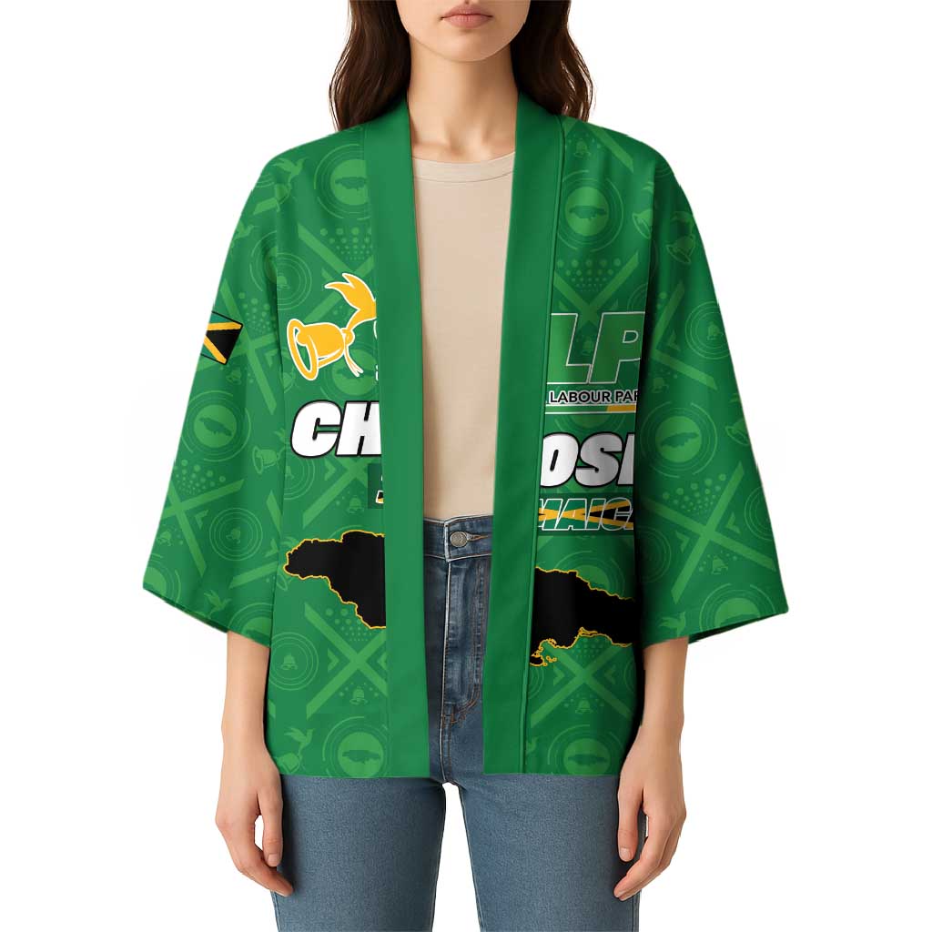 Personalized Jamaica Labour Party Kimono Choose Jamica - Wonder Print Shop