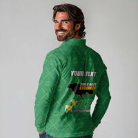 Personalized Jamaica Labour Party Long Sleeve Polo Shirt Choose Jamica - Wonder Print Shop