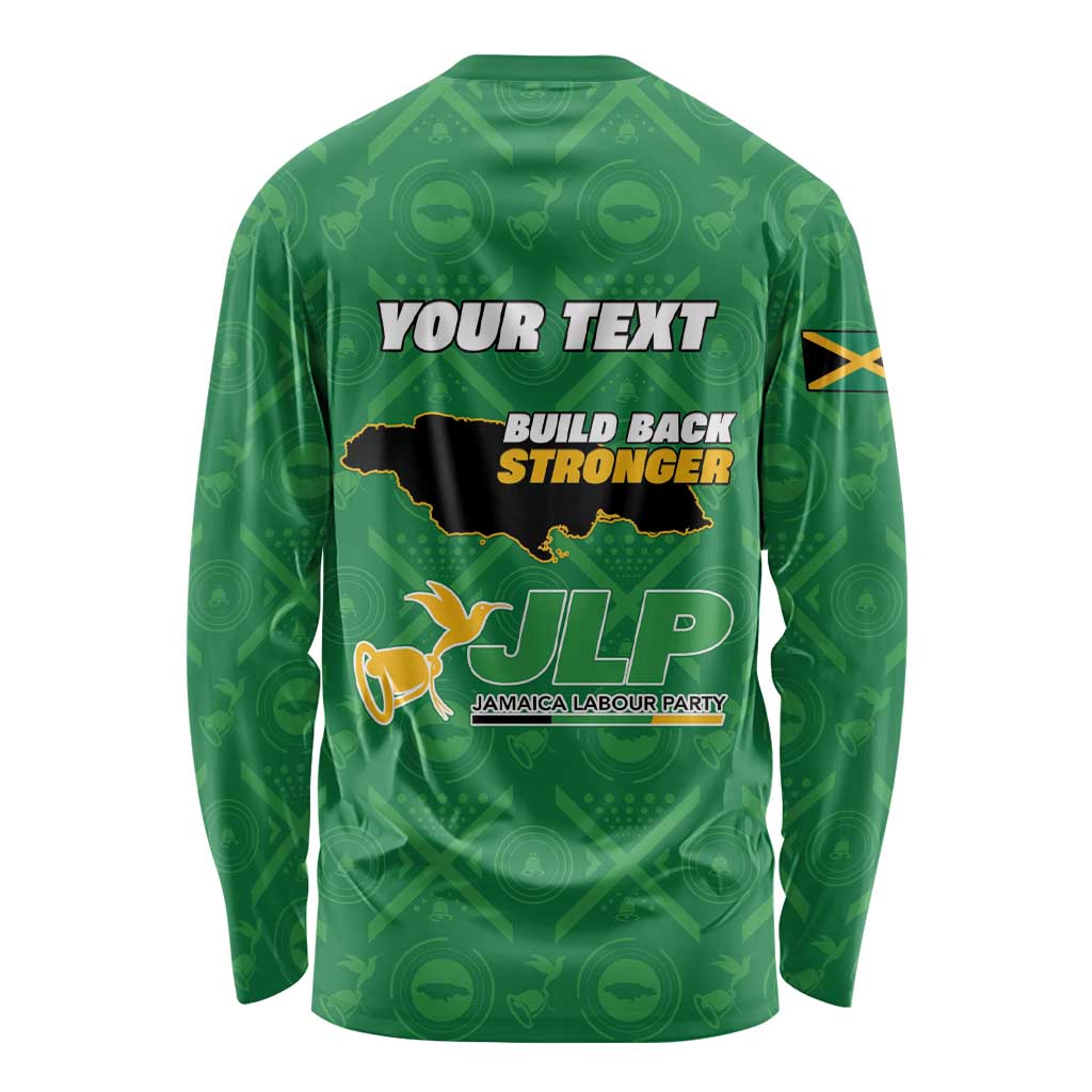 Personalized Jamaica Labour Party Long Sleeve Shirt Choose Jamica - Wonder Print Shop