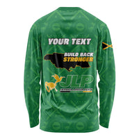 Personalized Jamaica Labour Party Long Sleeve Shirt Choose Jamica - Wonder Print Shop